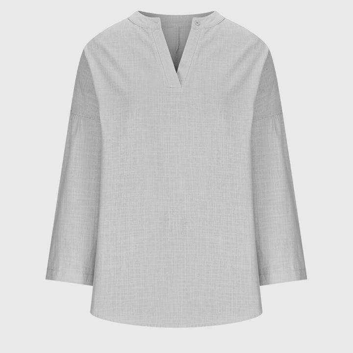 Birgitta | Dame Løs Pasform Langærmet Casual Top