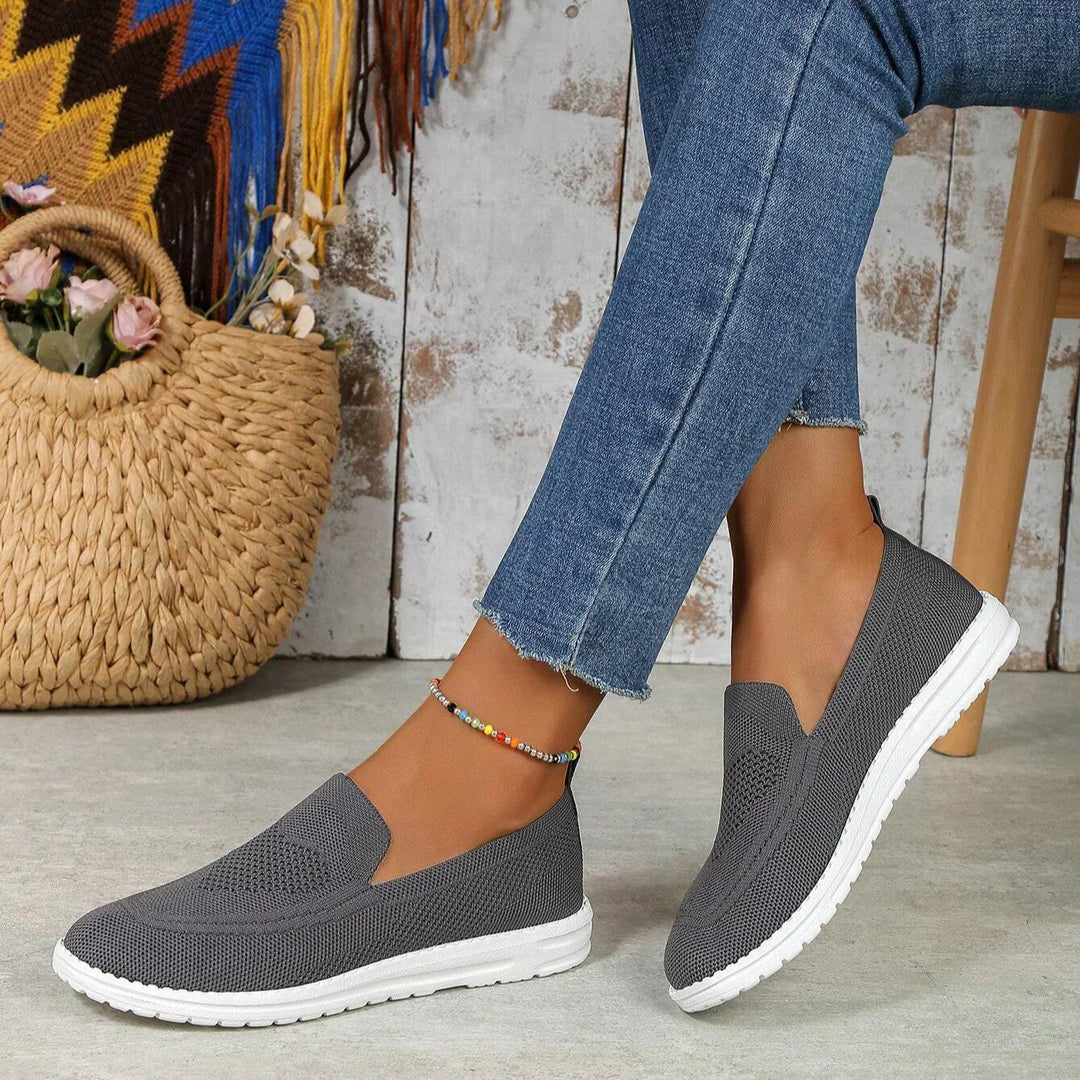 Inger | Dame Slip-On Afslappede Gå-Sneakers