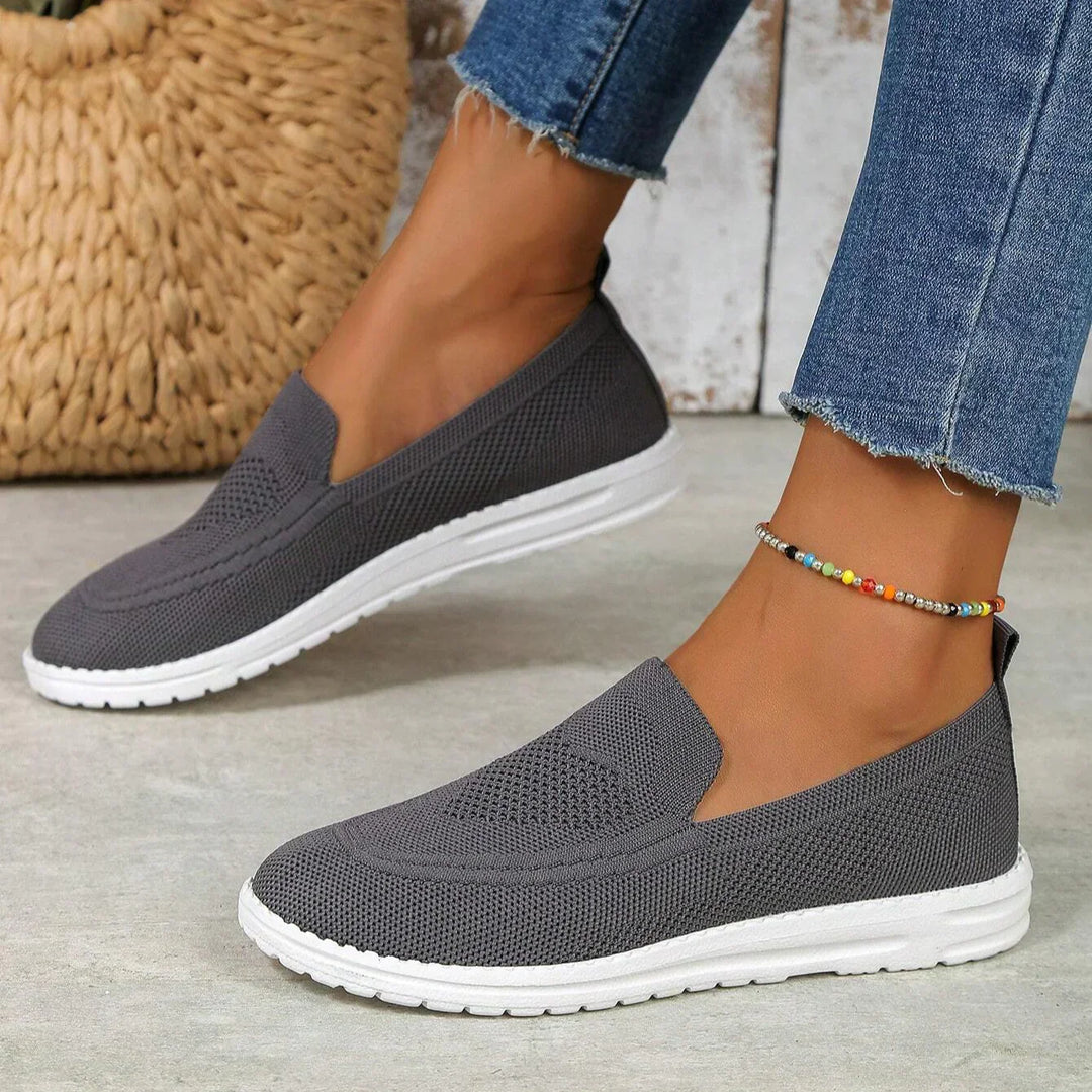Inger | Dame Slip-On Afslappede Gå-Sneakers