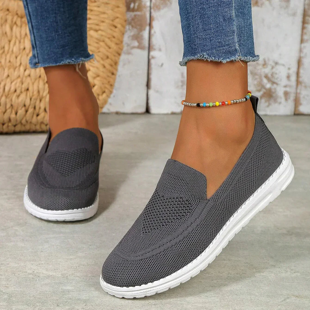 Inger | Dame Slip-On Afslappede Gå-Sneakers