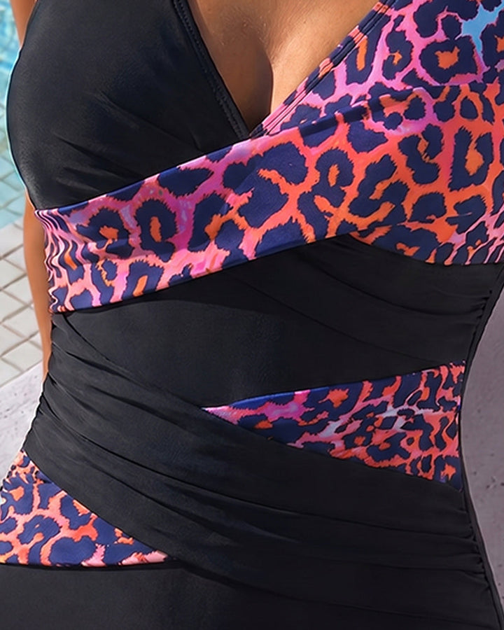 LEO™ | Én-delt Badedragt Ferie Leopardprint