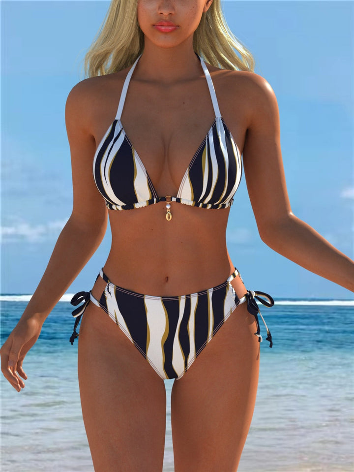 LUCÍA™ | Bikini med Geometrisk Stil