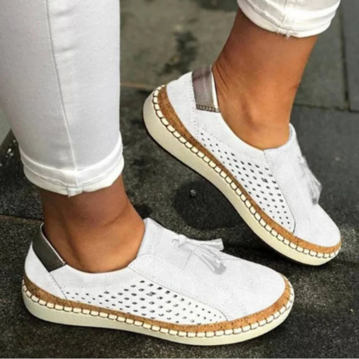 Johanne | Dame Perforeret Slip On Casual Sneakers