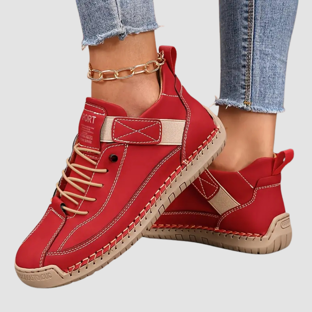 Bertel | Kvinders Ortopædiske Casual Sneakers Med Velcro Lukning
