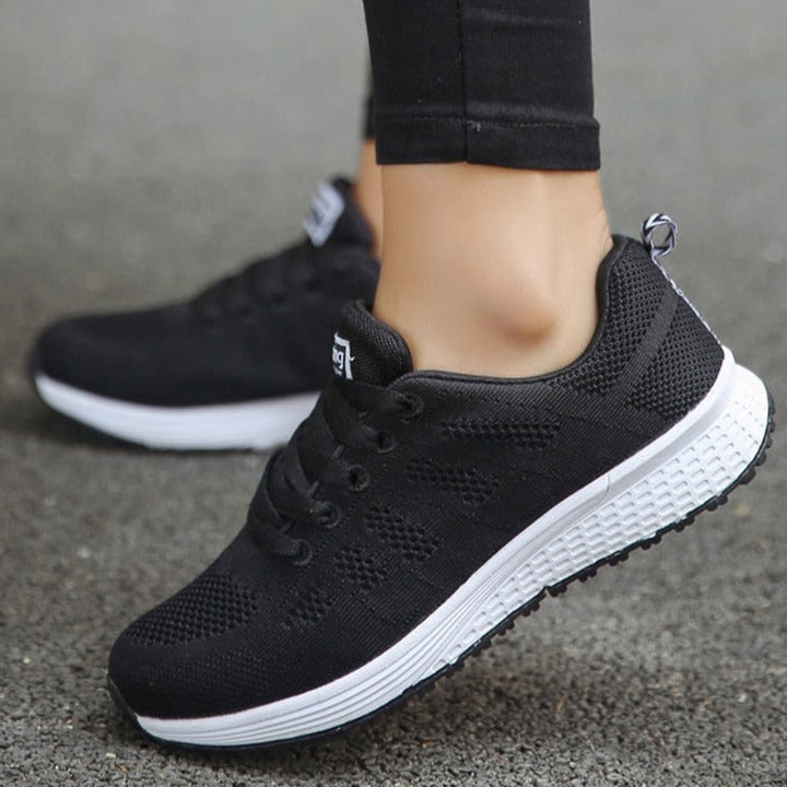 Jane | Dame Snørebånd Afslappede Gå Sneakers