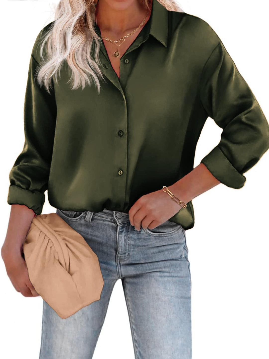 Noelia | Afslappet Og Elegant Skjortebluse Med Knapper