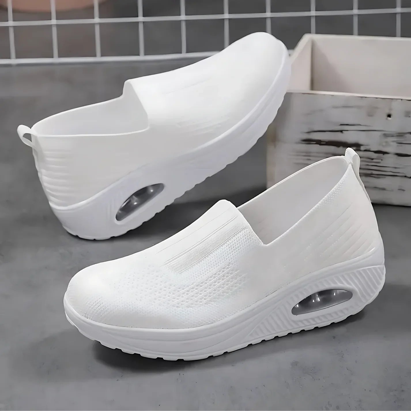 Ortopædiske Komfortsko Dame | Dæmpende Slip-on Hverdagssko
