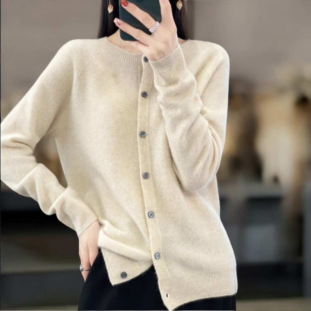 Annika | Blød og elegant uldcardigan
