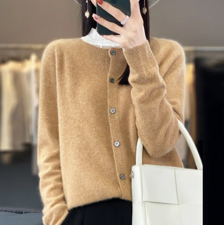 Annika | Blød og elegant uldcardigan