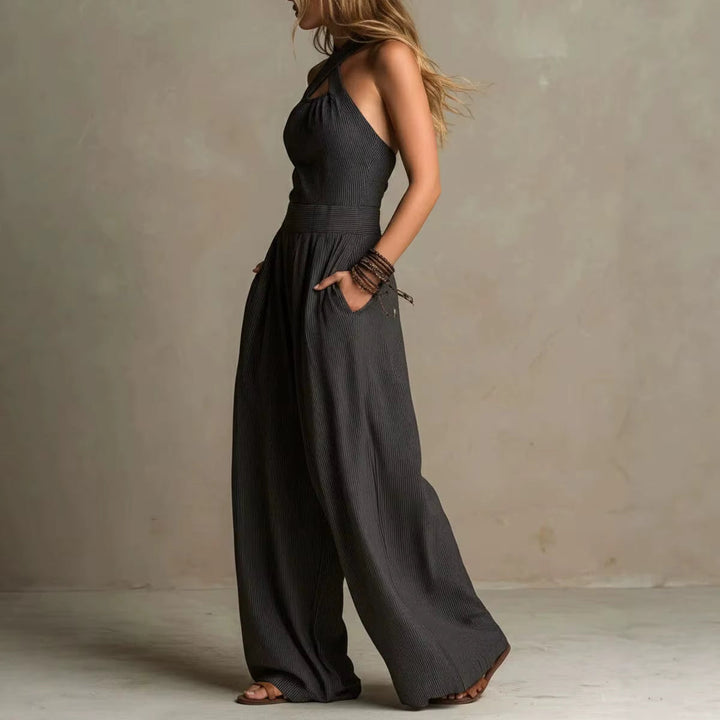 Ariana | Elegant jumpsuit med krydset u-ringning