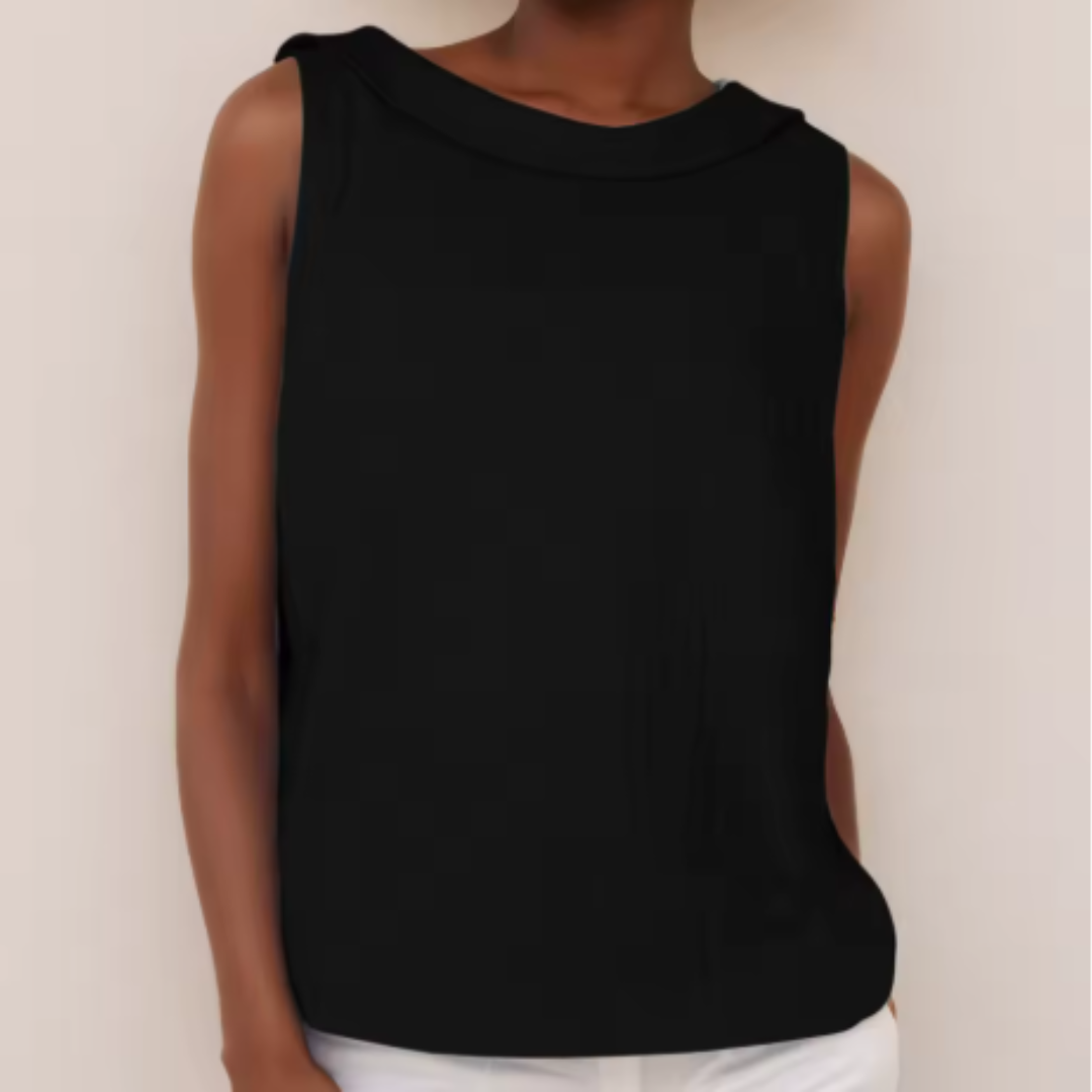 Mia | Dame Ærmeløs Casual Rund Hals Top