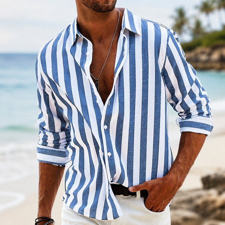 Colin | Riviera Stribet Skjorte