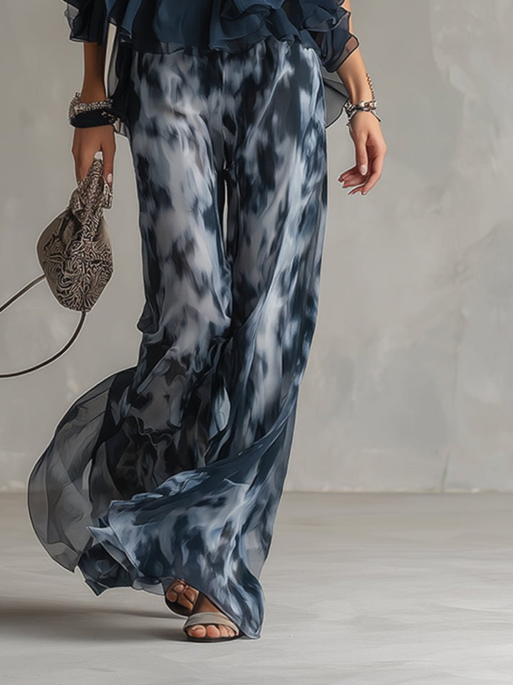 Olivia | Dame Halterneck Wide-leg To-delt Sæt