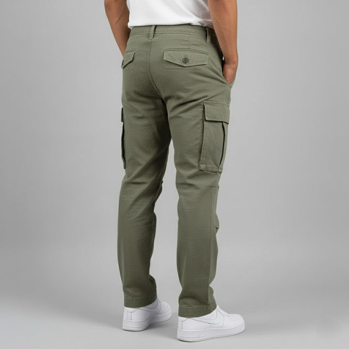 Jørn | Herres cargobukser med afslappet pasform og sidelommer i streetwear-stil