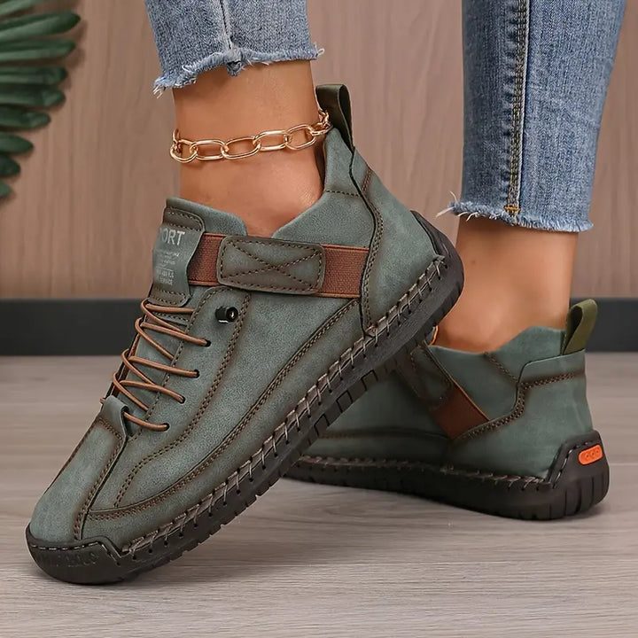 Bertel | Kvinders Ortopædiske Casual Sneakers Med Velcro Lukning