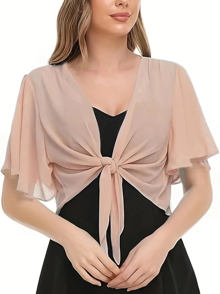 Thilde | Elegant Og Stilfuld Omslagsbluse