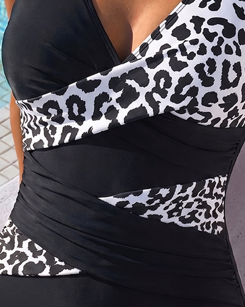 LEO™ | Én-delt Badedragt Ferie Leopardprint