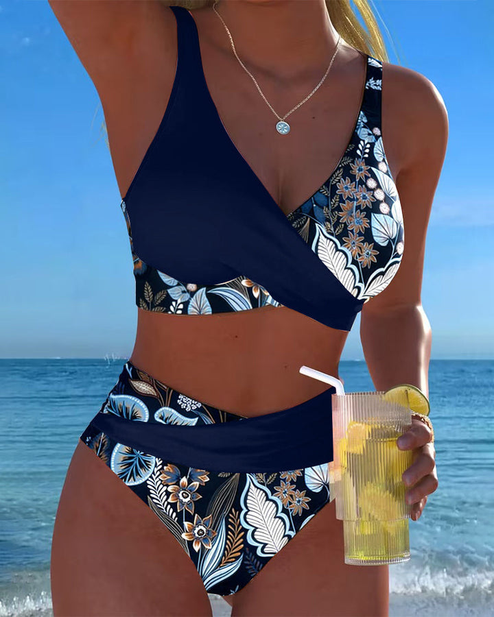 ESTER™ |Bikini Kontrastfarve Mode Floral