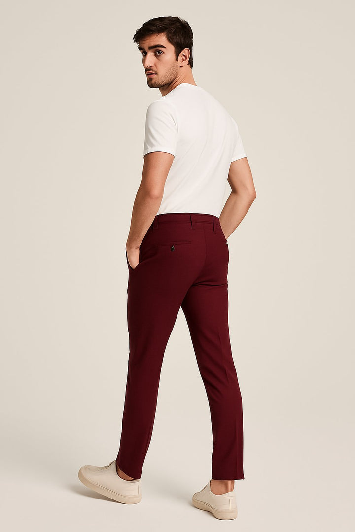 Christian | Herre Skræddersyede Slim-Fit Chino Bukser