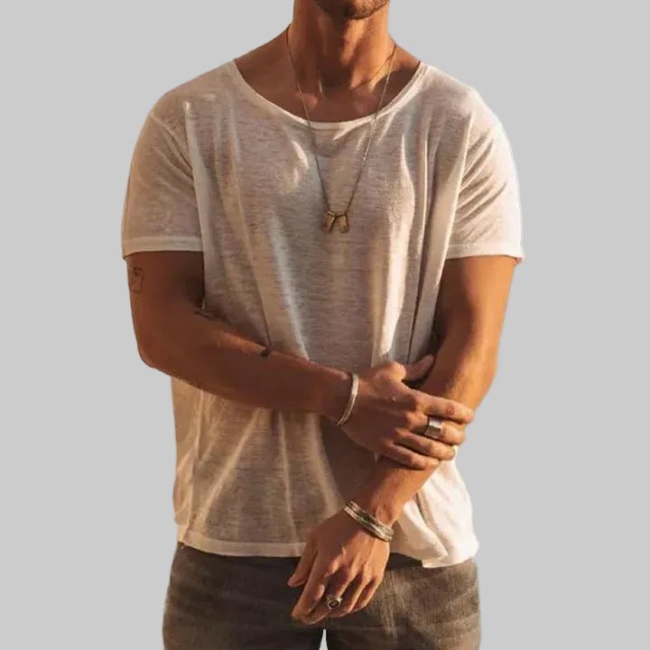 Oliver | Herre T-Shirt Rund Hals Korte Ærmer