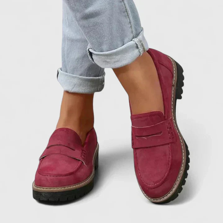 Kathrine | Dame Slip-On Chunky Loafer Sko