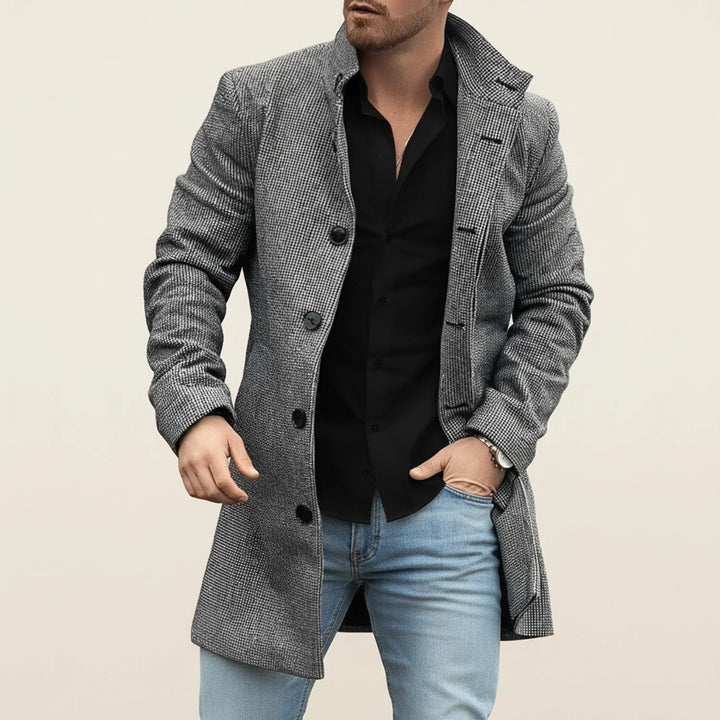 Martin | Vinter Patchwork-Stil Herre Frakke