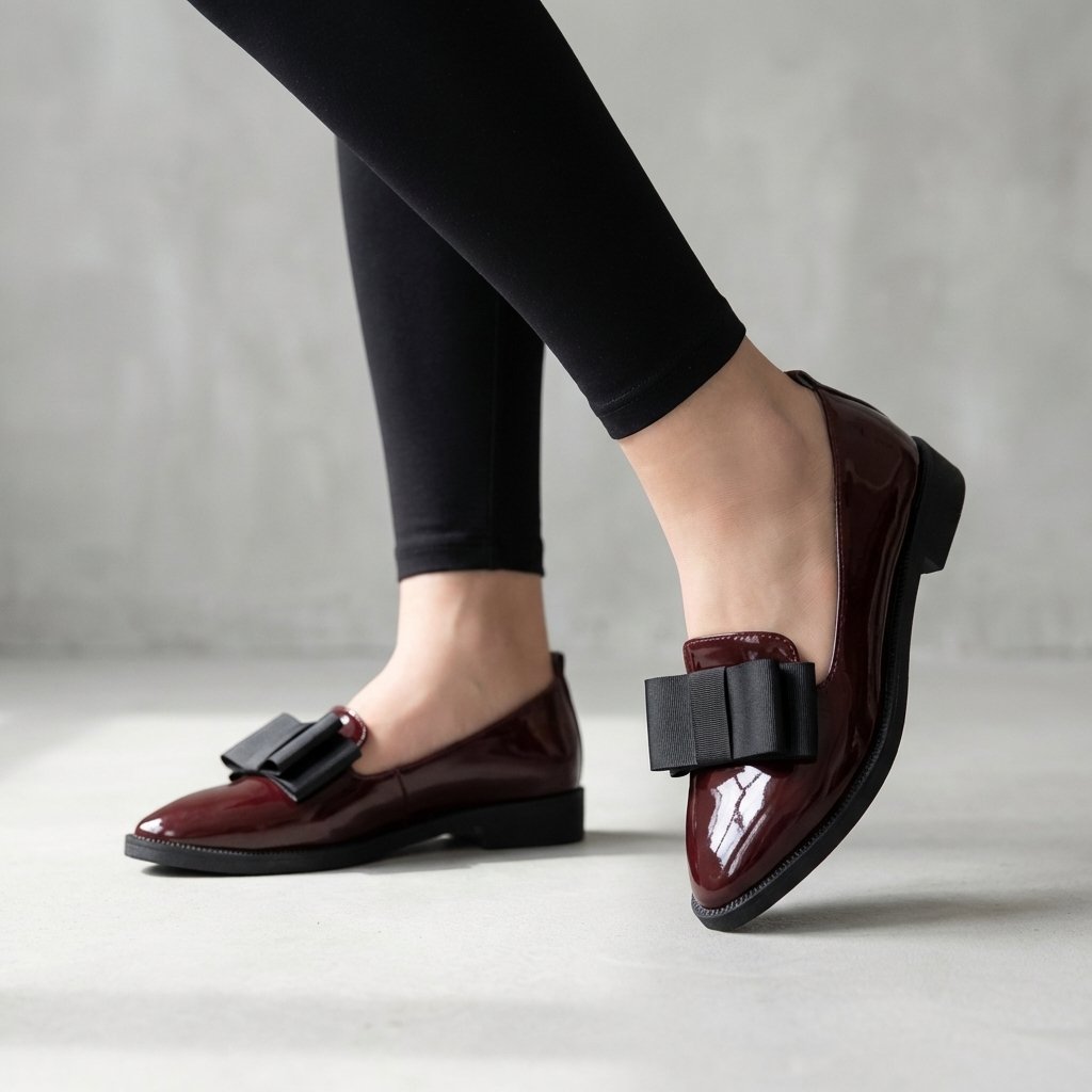 Clara | Orthopedic Loafers Dame Patent Læder Spids Tå