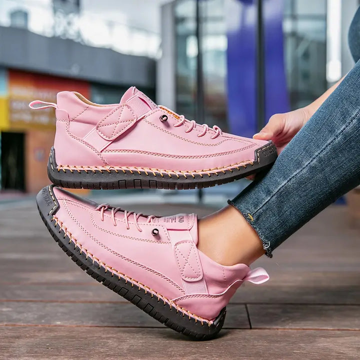 Bertel | Kvinders Ortopædiske Casual Sneakers Med Velcro Lukning