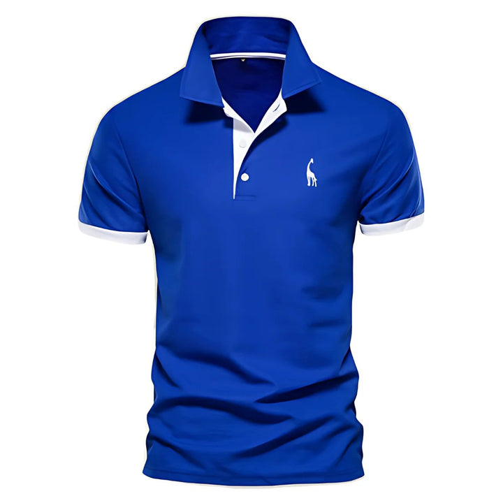 Liam™ – Poloshirt med knapkrave og kontrastdetaljer