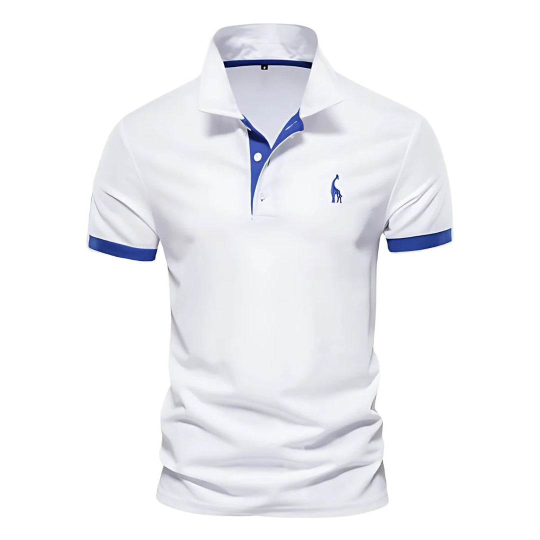 Liam™ – Poloshirt med knapkrave og kontrastdetaljer