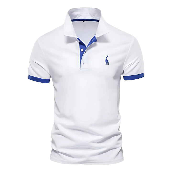 Liam™ – Poloshirt med knapkrave og kontrastdetaljer