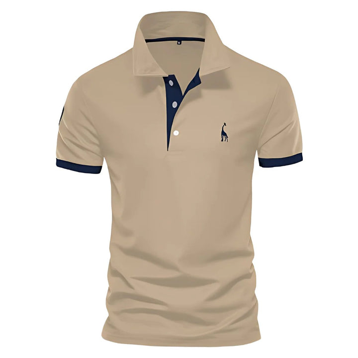 Liam™ – Poloshirt med knapkrave og kontrastdetaljer