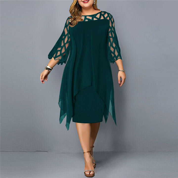 Malene | Elegant Kjole i plusstørrelse