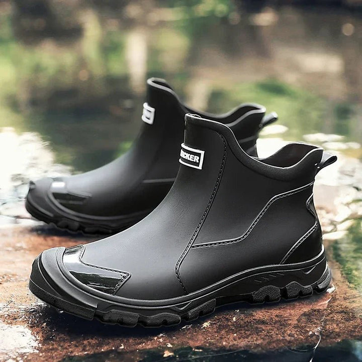 Magnus | Waterproof støvler ankelstøvler gummimateriale slip-on