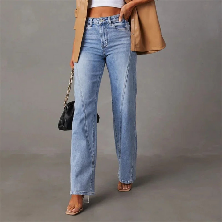 Hilda | Dame Klassiske Lige Ben Denim Jeans