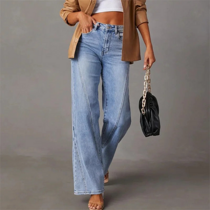 Hilda | Dame Klassiske Lige Ben Denim Jeans